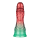 LoveToy Dual Density Inflatable Dildo 8" / 20 cm Red/Green