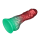 LoveToy Dual Density Inflatable Dildo 8" / 20 cm Red/Green