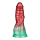 LoveToy Dual Density Inflatable Dildo 7,5" / 19 cm Red/Green