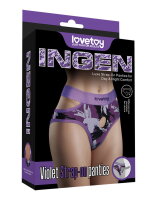 LoveToy Ingen Violet Strap-on Panties  Size M/L Purple