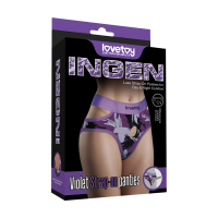 LoveToy Ingen Violet Strap-on Panties  Size M/L Purple