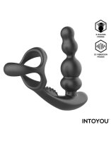 INTOYOU Klark Waving & Vibrating Anal Plug with Remote Black