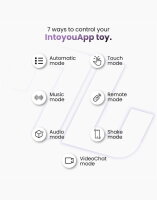 INTOYOU Zack Anal Plug with Flipping Tongue  (with App Control) Black