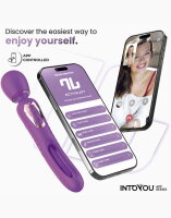 INTOYOU Salma Wand with Flipping Tongue (with App Control) Purple