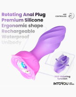 INTOYOU Moxy Butt Plug 360º Rotation (with App Control) Lila