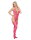 Amorable Bodystocking mit Strümpfen 3-teiliges Set Pink One Size