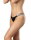 Amorable Tanga mit Strasssteinen Love Schwarz Silber One Size