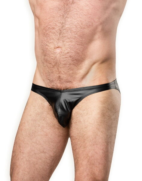 Amorable Wetlook Briefs Schwarz One Size