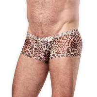 Amorable Transparente Leoparden-Shorts Mehrfarbig M-L