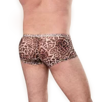 Amorable Transparente Leoparden-Shorts Mehrfarbig M-L