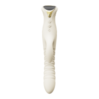 ZALO Mose 2 Rabbit-Vibrator mit Stoßfunktion Weiß