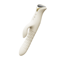 ZALO Mose 2 Rabbit-Vibrator mit Stoßfunktion Weiß