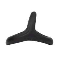 Rimba Silicone Penis Ring with 3 Openings Black Ø...