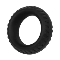 Rimba Silicone Penis Ring Black Ø 2.5 cm