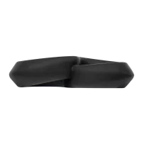 Rimba Penis Ring in Figure-8 Shape Silicone Black Ø 2 cm