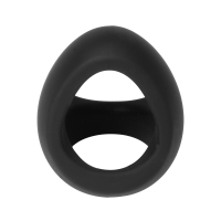 Rimba Dreieckiger Penisring aus Silikon Schwarz Ø...