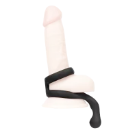 Rimba Cockring aus Silikon Schwarz Ø 5 cm