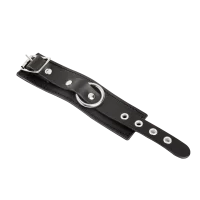 Rimba Penismanschette aus Leder Schwarz