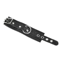 Rimba Penismanschette aus Leder Schwarz