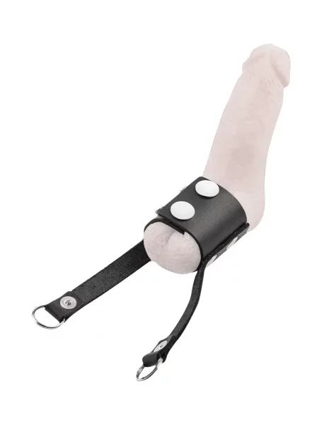 Rimba Ballstretcher aus Leder Schwarz