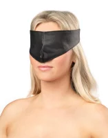 Rimba Leather Eye Mask Black