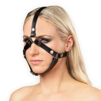 Rimba Leather Head Harness Black