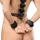 Rimba Bondage-Set mit Hals- und Armmanschetten Schwarz S-M