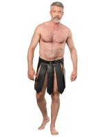 Rimba Lederrock für Männer Schwarz One Size