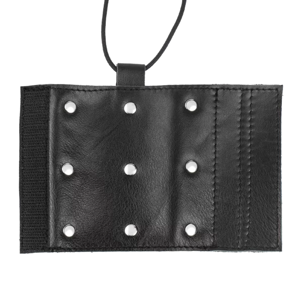 Rimba Leder-Penishülle mit Nägeln Schwarz