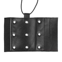 Rimba Leder-Penishülle mit Nägeln Schwarz