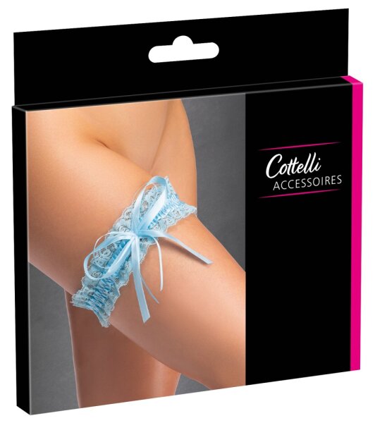 Cottelli Collection Strumpfband blau