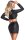 Cottelli Collection Top und Rock Schwarz XL