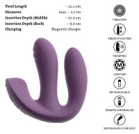 beau coeur Mireva RC Triple Hands-Free Vibrator