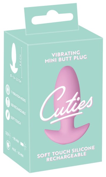You2Toys Cuties Vibrating Plug Rose