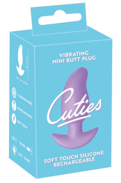 You2Toys Cuties Vibrating Plug Purple