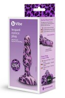 B-Vibe Novice Leopard Analplug