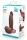 B-Vibe Slipskin Realistic Silicone Dildo 6 Inch Girthy Brown