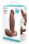 B-Vibe Slipskin Realistic Silicone Dildo 7 Inch Girthy Brown