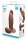 B-Vibe Slipskin Realistic Silicone Dildo 8 Inch Girthy Brown