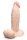 B-Vibe Slipskin Realistic Silicone Dildo 8 Inch Girthy Cream