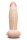 B-Vibe Slipskin Realistic Silicone Dildo 8 Inch Girthy Cream