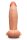 B-Vibe Slipskin Realistic Silicone Dildo 8 Inch Girthy Mocha