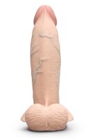 B-Vibe Slipskin Realistic Silicone Dildo 9 Inch Girthy Cream