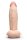 B-Vibe Slipskin Realistic Silicone Dildo 9 Inch Girthy Cream