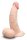 B-Vibe Slipskin Realistic Silicone Dildo 6.5 Inch Curved Cream