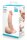 B-Vibe Slipskin Realistic Silicone Dildo 6.5 Inch Curved Cream