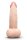 B-Vibe Slipskin Realistic Silicone Dildo 6.5 Inch Curved Cream
