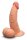 B-Vibe Slipskin Realistic Silicone Dildo 6.5 Inch Curved Mocha