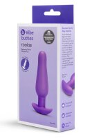 B-Vibe Rookie Anfänger Silikon Analplug Lila