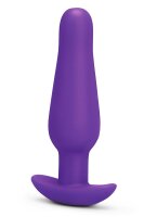 B-Vibe Rookie Anfänger Silikon Analplug Lila